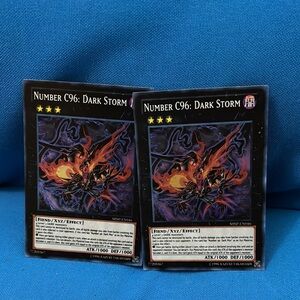 Yu-Gi-Oh Card Number C96: Dark Storm Cards Dark Type Monster Shiny 1996